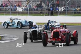 Silverstone Festival, Silverstone 2024. 23rd-25th August 2024 Free for editorial use only. BRDC 500 for MRL Pre-War Sports Cars