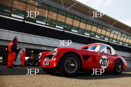 Silverstone Festival, Silverstone 2024. 23rd-25th August 2024 Free for editorial use only 207 Crispin Harris - James Wilmoth - Austin-Healey 3000 