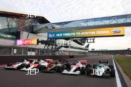 Silverstone Festival, Silverstone 2024  23rd-26th August 2024  Free for editorial use only  Ayrton Senna tribute