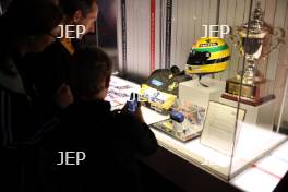 Silverstone Festival, Silverstone 2024 23rd-25th August 2024 Free for editorial use only  Ayrton Senna display in the Silverstone Musuem