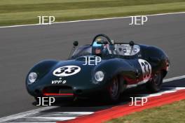 Silverstone Festival, Silverstone 2024 23rd-25th August 2024 Free for editorial use only. 33 David Hart - Olivier Hart - Lister Costin 